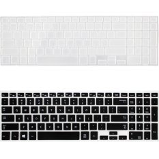 2pcs For Samsung 15.6inch laptop keyboard film suitable for models:370R5E 450R5V 470R5E 450R5U 370R5V 510R5E protective film (black and Clear ) (Intl)