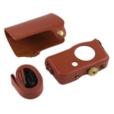 2pcs*PU Leather Camera Case Bag Cover for Casio Exilim ZR-50 ZR50 with Strap (Intl)