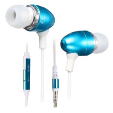 3.5mm Super Bass Stereo Headphone Earphone Headset for iPhone Samsung LG MP3 (Blue) - Intl