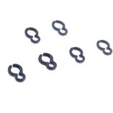 3 Pairs Black Replacement Plastic Hooks for LG Tone HBS 700 730 740 750 760 (Intl)