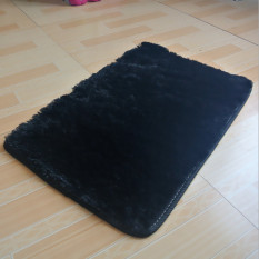 2 Buah Berbulu Halus Anti Selip Ramus Area Kamar Tidur Karpet Lantai Rumah .