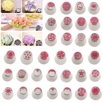 Rusia Tips Alat Dekorasi Kue Internasional Rp Jual BolehDeals 32 Buah Tulip Lapisan .