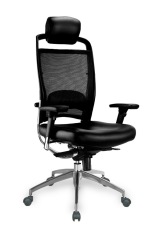 Ergosit Kursi Kantor Saturn Chair - Hitam - Khusus Jabodetabek