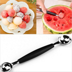 Kualitas tinggi tanpa stempel Steel double end Melon baler sendok buah sendok es .