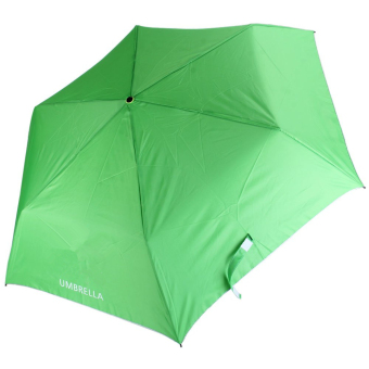 Practical Foldable Sun-rain UV Protection Leaf Umbrella with Silver Handle for Outdoor Activities Green (Intl)  