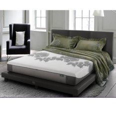 Serta Passion Uk 160X200 Komplit Set Boston Hitam Bonus 2 Bantal 2 Guling 1 Matras Protector