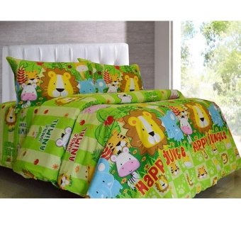 sprei cantik motif happy jungle hijau 120 t25 lazada indonesia sprei cantik motif happy jungle hijau 120 t25 lazada indonesia