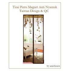 Jojo Tirai Pintu Magnet P Coklat Salur Daftar Harga Penjualan Source · Tirai Kasa Pintu Magnet Anti Nyamuk FB Coklat 95 x 210 cm