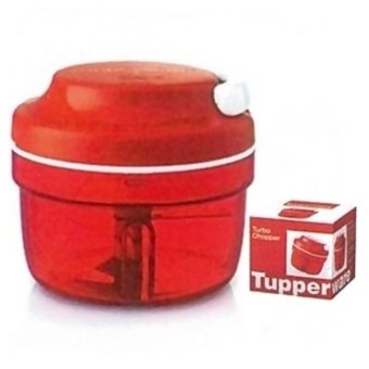 Tupperware Turbo Chopper Pemotong Makanan - Merah  