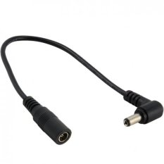 30cm 90 Degree Right Angled DC 5.5 * 2.1mm Male to Female Extension Power Cable (Intl)