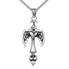 360DSC LEKANI GOMAYA Wing Series 316L Stainless Steel Necklace Vintage Jewelry