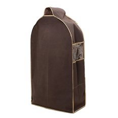 3D Wardrobe Hanging Suit Overcoat Dust Cover Clothing Storage Organizer Bag M (Intl)