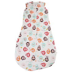 Colorful Monkeys Baby Sleeping Bag Cotton Soft Comfortable And Sleeveless(6-24 months)
