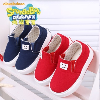 Musim Semi dan Gugur pria dan wanita Baobao balita sepatu anak sepatu kanvas