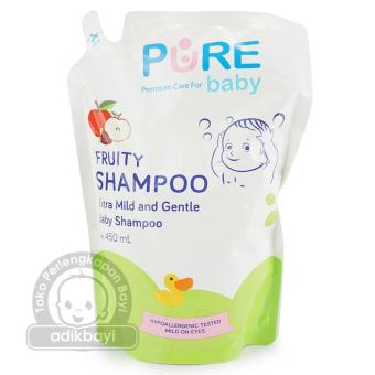 Pure Baby Shampoo Bayi | Shampoo Fruity Refill 450ml -PBC025