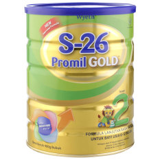 S26 Promil Gold Tahap 2 900gr Tin - 6-12 Bulan