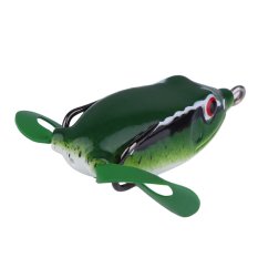 40/55mm Soft Topwater Fishing Ray Frog Lures Bass Baits Crankbaits Tackles Hooks (Intl)