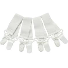 4pcs Home Bed Sheet Mattress Elastic Fastener Grippers Clip Holder Suspenders