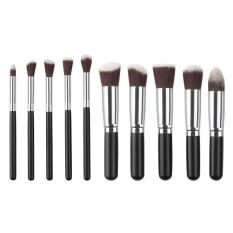 10 buah/set kuas Makeup dasar pencampuran kuas kosmetik Make Up alat - International
