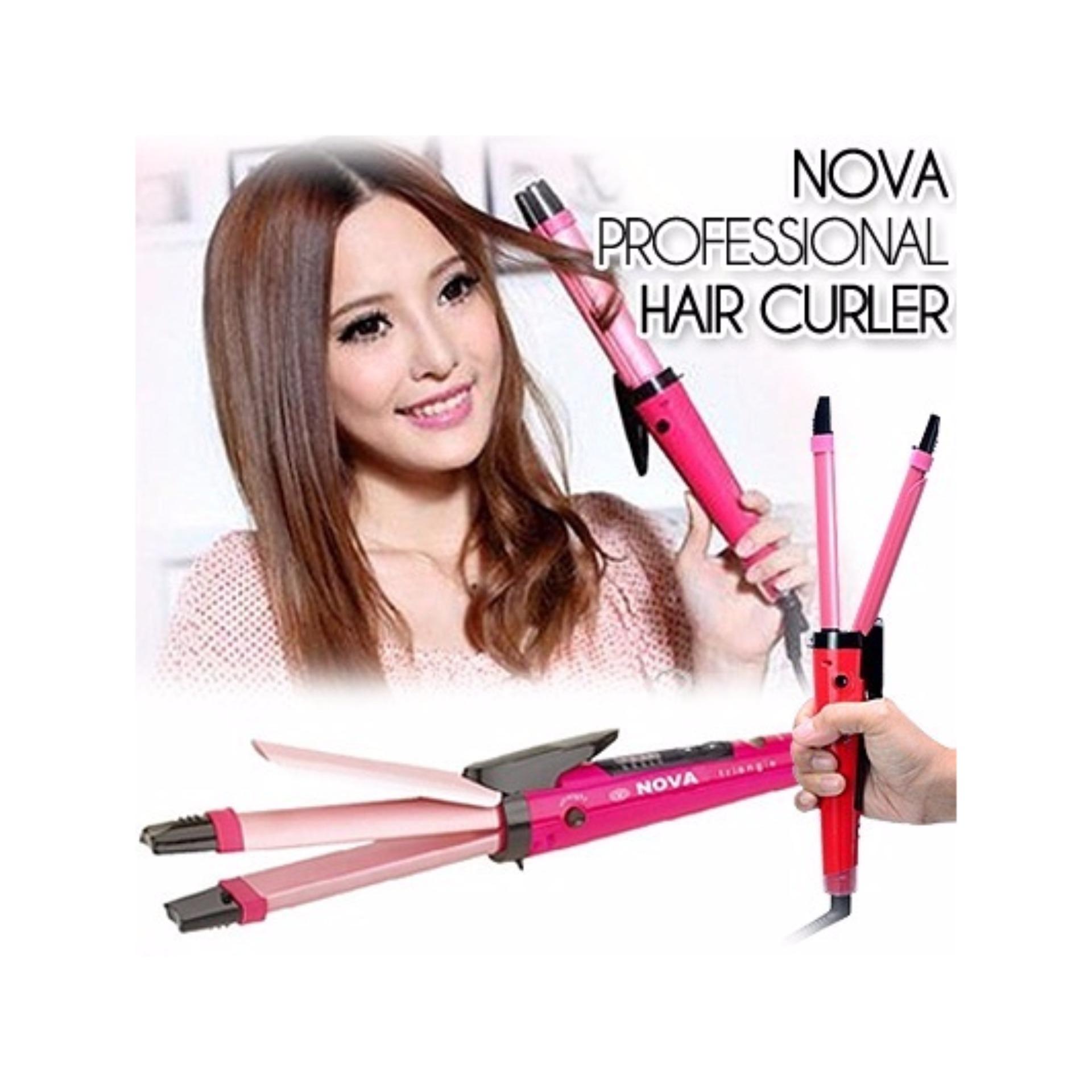 Catok Rambut Alat Catokan Rambut Pelurus Dan Kriting Sonar Update Hot Deals DSH Alat Catok Rambut Alat Catokan Rambut Pelurus Rambut Kriting Catokan Nova