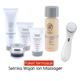 Ristra Anti Aging Skin Care with Ion Face Massager