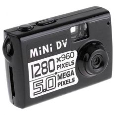 5MP HD Smallest Mini DV Digital Camera Video Sound Recorder Camcorder Pocket DV Webcam DVR 1280x960P Sport DV (Black) - Intl