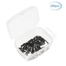 100pcs/lot Fishing Line Tube Wire Clip Tube Fishing Wire Sleeve Copper Barrel Crimp Sleeves