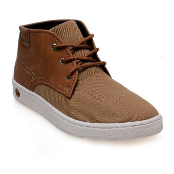 Spotec Dipo Sepatu Sneakers - Light Brown-Off White  