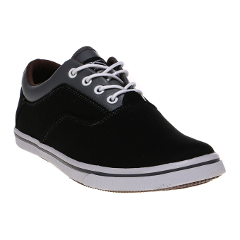 Spotec Jessy Suede Sepatu Sneakers - Black/White  