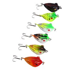 6pcs/lot 4.2cm 6.2g Artificial Frog Fishing Lure Minnow Plastic Hard Baits Crankbaits - Intl