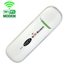7.2Mbps Mini Wireless Router WiFi Stick 3G USB Dongle GSM WCDMA Modem HSPA LAN Network Adapter with TF SIM Card Slot (White) (Intl)