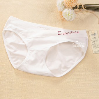 [100% Cotton]pregnant Underwear Cotton Low Waist Style White - intl  