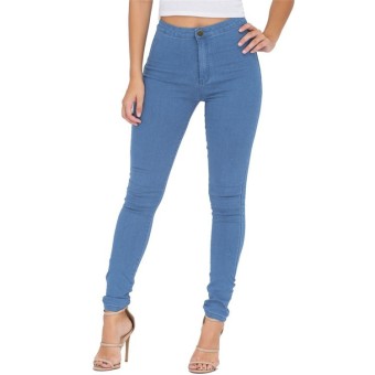 100% Good Feedback Spring Skinny Jeans Woman High Waist Jeans Stretch Women's Pants Denim Women Jeans Trousers For Women XS(Light blue) - intl  