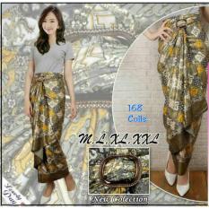 Gamis Batik Blue elevenia Source · 168 Collection Rok Maxi Lilit Golden Batik Skirt Multicolor