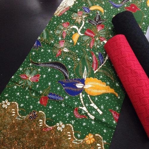 Murah KKK040 Source · 1set Kain Batik Kombinasi Bahan Katun Dan Embos Bawahan .