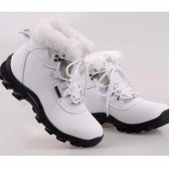 2016 Women Classic Winter Snow Boots Warm and Comfortable Cotton Shoes (white) - intl  