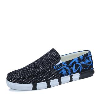 2017 High quality fashion loafers men's new soft ultralight breathable slip-on (blue) - intl  