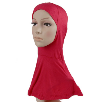 2017 Muslim Scarf Cotton Muslim Women's Neck Cover Islamic Underscarf Ninja Inner Hijab Bonnet Women Scarf - intl  