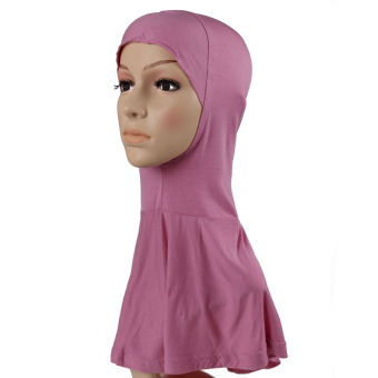 2017 Muslim Scarf Cotton Muslim Women's Neck Cover Islamic Underscarf Ninja Inner Hijab Cap Scarf Bonnet Women Scarf - intl  