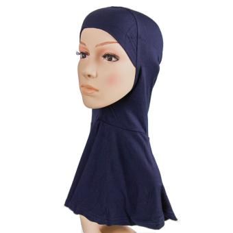 2017 Muslim Scarf Cotton Muslim Women's Neck Cover IslamicUnderscarf Ninja Inner Hijab Bonnet Women Scarf (Intl)  