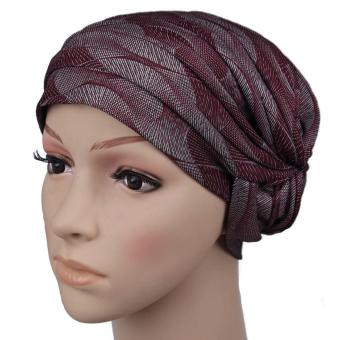 2017 Muslim Scarf Women Stretchy Muslim Hats HijabUnderscarf Caps Islamic Turban Headwrap Bonnet Women Fashion (Intl)  