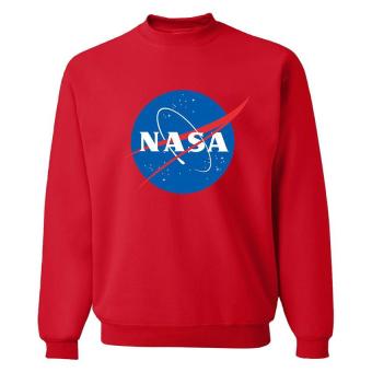 2017 new nasa autumn winter streerwear hooded sweatshirt men hoodies hip hop harajuku M(red) - intl  