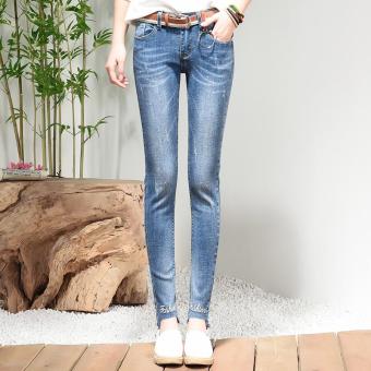 2017 Skinny Jeans For Women With Belt - intl  