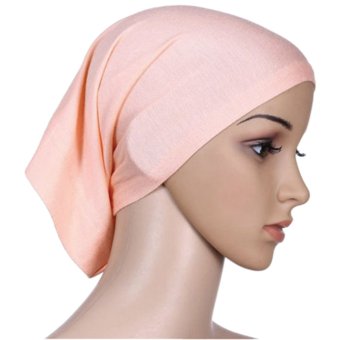 360DSC Women Hijab Underscarf Ninja Summer Tube Cap Head Cover Scarf - Khaki  