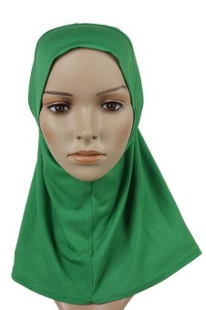 3pcs/lot Muslim Under Scarf inner-cap Hat Hijab (Green/Lake Blue/Lavender)  