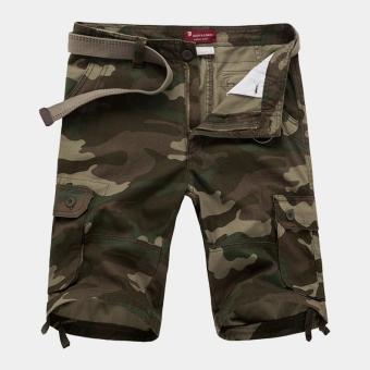 44 New 2017 Men Shorts Military Shorts Cargo Camo Shorts Casual Fashion Baggy Tactical Army Camouflage Shorts Cheap Plus Size - intl  