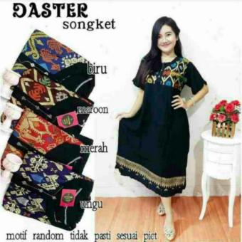 5 Pcs Daster Songket serian - Hitam  