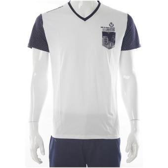 5612 T-Shirt Short / Kaos Pendek Pria V-Neck Hongkong Import "CoolBox By Future Men”  