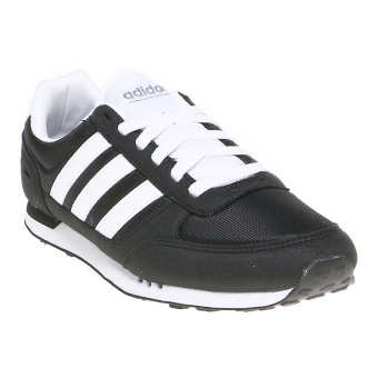 Adidas City Racer Men's Shoes - Core Black- White-Grey  