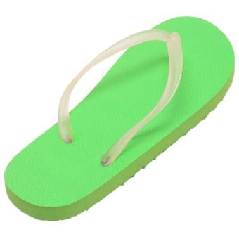 Ai Home Unisex Casual Beach Flip Flops Luminous Slippers (Green)  